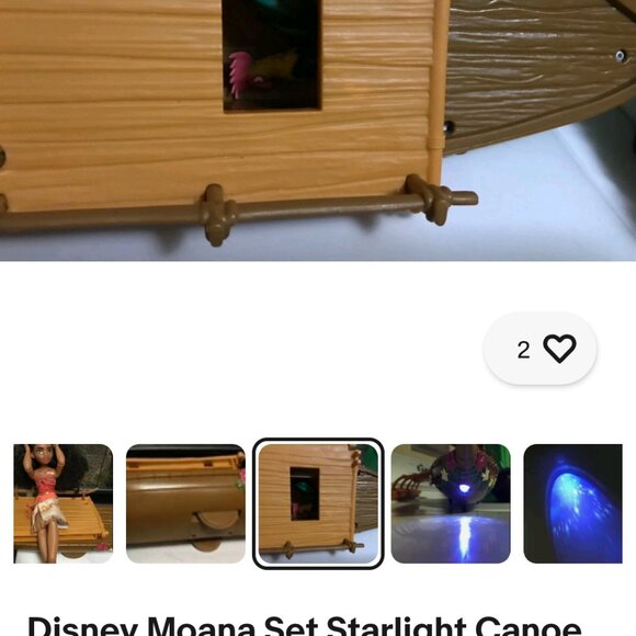 🌺 Disney Moana Doll, Starlight Canoe & Animal Friends – Pua & Hei Hei Included! - Picture 2 of 3